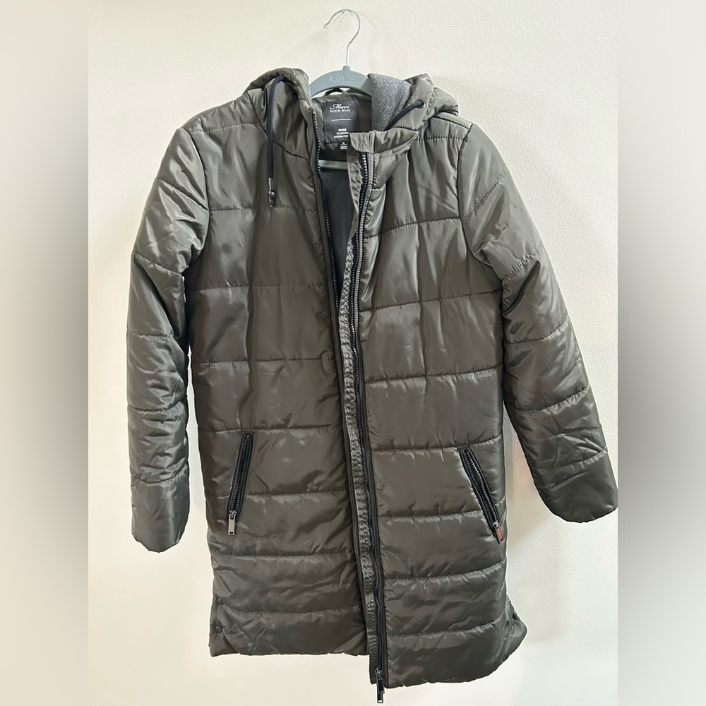 Mavi Jeans Army Green Warm Puffer Jacket Size M